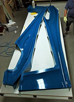 Negativformen des ASH 31 - Rumpfes fr die Produktion