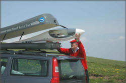 Foto Paul Gierlach, eine 2,65 Meter lange Transportkiste fr die 7,2 M ASW 28